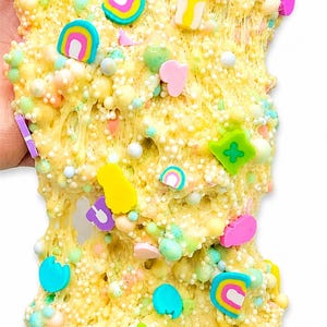 Lucky Cereal Crunchy Floam Slime, Scented Handmade Fidget Sensory Stress Toy image 6