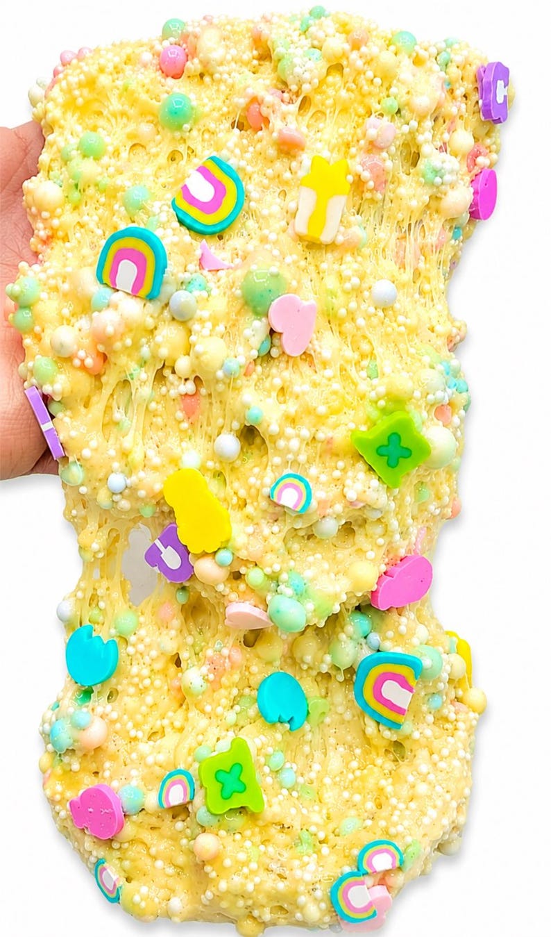 Lucky Cereal Crunchy Floam Slime, Scented Handmade Fidget Sensory Stress Toy image 6