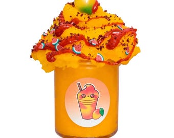 Mangonada Chamoy DIY Handmade Slime Kit, Scented Icee Slime Fidget Toy