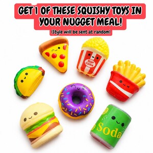Chicken Nugget Scented Handmade Slime Kit DIY Clear Butter Texture Fidget Toy Happy Meal image 6