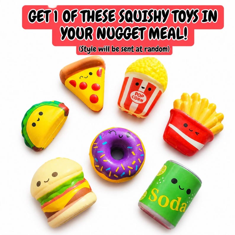 Chicken Nugget Scented Handmade Slime Kit DIY Clear Butter Texture Fidget Toy Happy Meal image 6