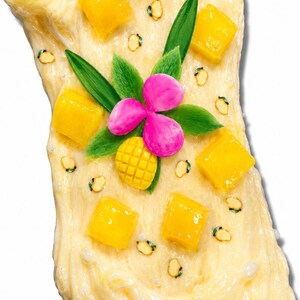 Mango Sticky Rice Handmade Slime Kit DIY, Scented Dessert Slime, Sensory Toy image 9