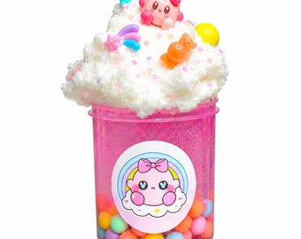 Candyland Clear Jelly Cube Slime, geurloos, handgemaakt zintuiglijk fidgetspeeltje