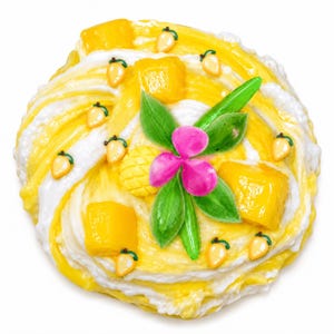Mango Sticky Rice Handmade Slime Kit DIY, Scented Dessert Slime, Sensory Toy image 2