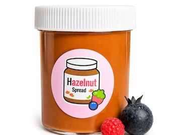 Juguete sensorial de slime espeso y brillante hecho a mano con aroma a crema de chocolate y avellanas
