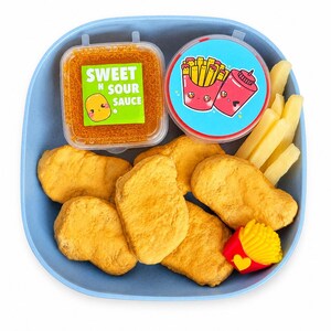 Chicken Nugget Scented Handmade Slime Kit DIY Clear Butter Texture Fidget Toy Happy Meal image 2