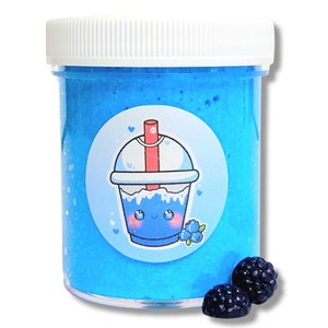 Blue Raspberry Slushy Scented Handmade Slime
