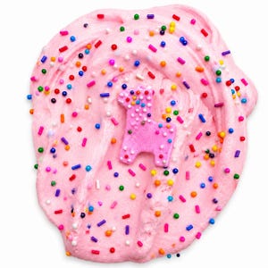 Animal Cookie Frosting Snow Butter Slime, Handmade Sugar Cookie Scented Sensory Fidget Toy image 4