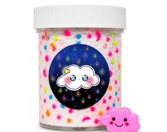 Handgemaakt vallende sterren UV-gloed Wolk Slijm Sensorisch fidget Speeltjes Geschenk