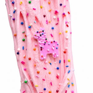 Animal Cookie Frosting Snow Butter Slime, Handmade Sugar Cookie Scented Sensory Fidget Toy image 5