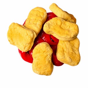 Chicken Nugget Scented Handmade Slime Kit DIY Clear Butter Texture Fidget Toy Happy Meal image 7