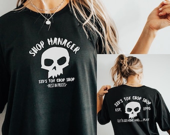 Sid's Toy Chop Shop Shirt, Theme Park Inspired, Villain Tee