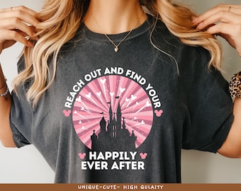 Happily Ever After Castle Fireworks Shirt | Disney Family Trip Tee