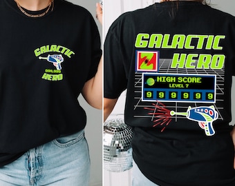 Space Ranger Galactic Hero Shirt Buzz Lightyear Toy Story Shirt, 9999999 Buzz ride shirt Comfort Colors Theme park shirt Magic Kingdom shirt