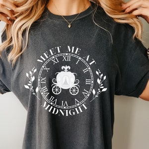 Meet Me at Midnight Shirt Cinderella shirt Princess Era Vintage Disneyworld Shirt Cinderella Princess Shirt Disney Shirt comfort colors