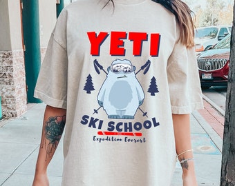 Disney Expedition Everest Yeti Ski School Shirt, Vintage Animal Kingdom Disney T-shirt, Disney World Disneyland Trip, Comfort Color Disney