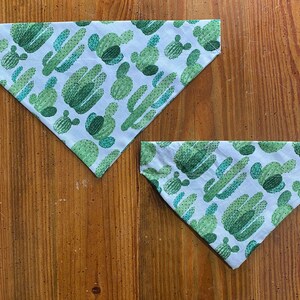 Cactus Over the Collar Dog Bandanna