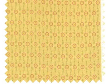 OOP 1/2 yd cut of Wishes yellow flowers by Sweetwater for Moda