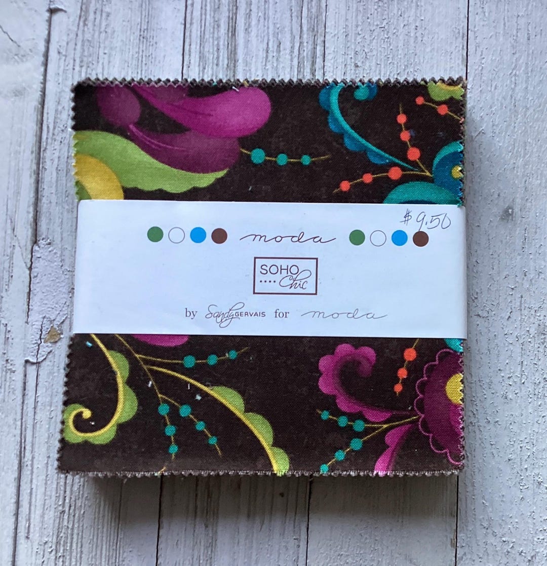 OOP Charm Pack of Soho Chic by Sandy Gervais for Moda Fabrics - Etsy