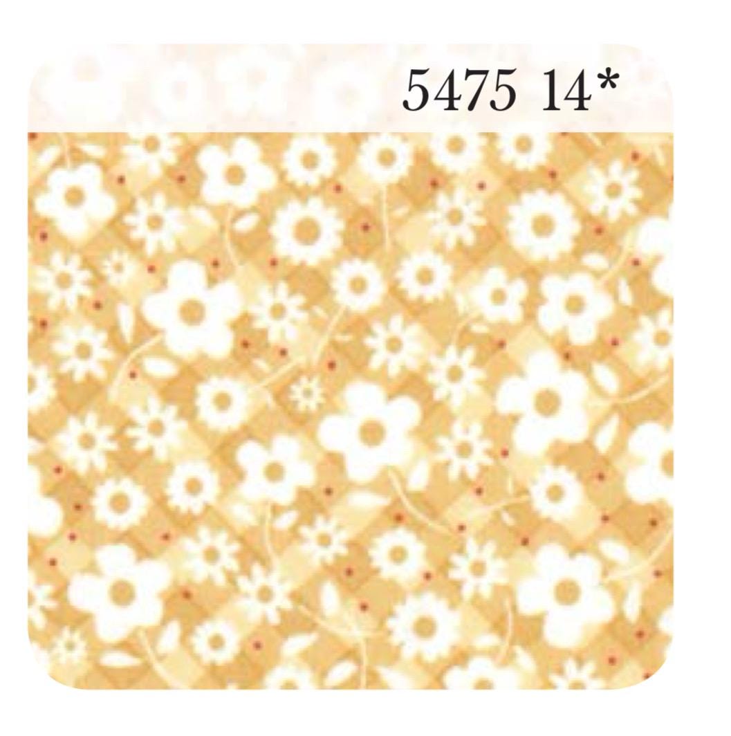 5475 R OOP 1/2 Yd Cut of the Yellow 5475 14 From the Reunion Line by ...
