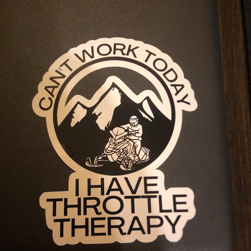 Funny Snowmobile Stickers - Etsy