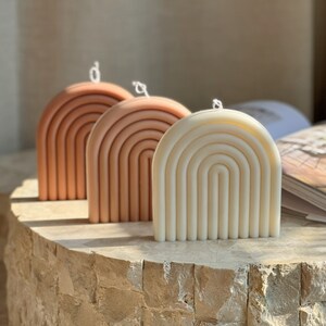 Large Rainbow Arch Candle | Handmade | Gift | Favour | Candle | CandlesCo Australia | BabyShower | Wedding Favour