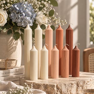 Column Pillar Candle | Gift | Handmade | Favor | Soy Wax | Homemade Candles | Christmas Decoration | CandlesCo Australia