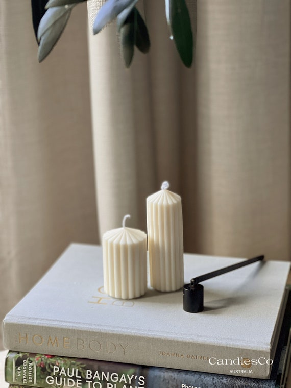Small Peak Pillar Candle Gift Handmade Wedding Favour Etsy Australia