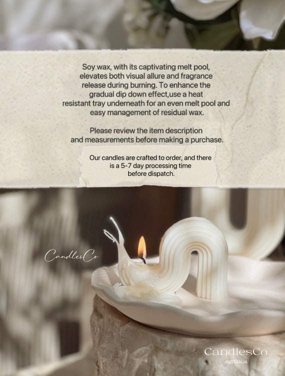 Romano Pillar Sculpture Soy Candle Romano Pillar Sculpture Soy Candle