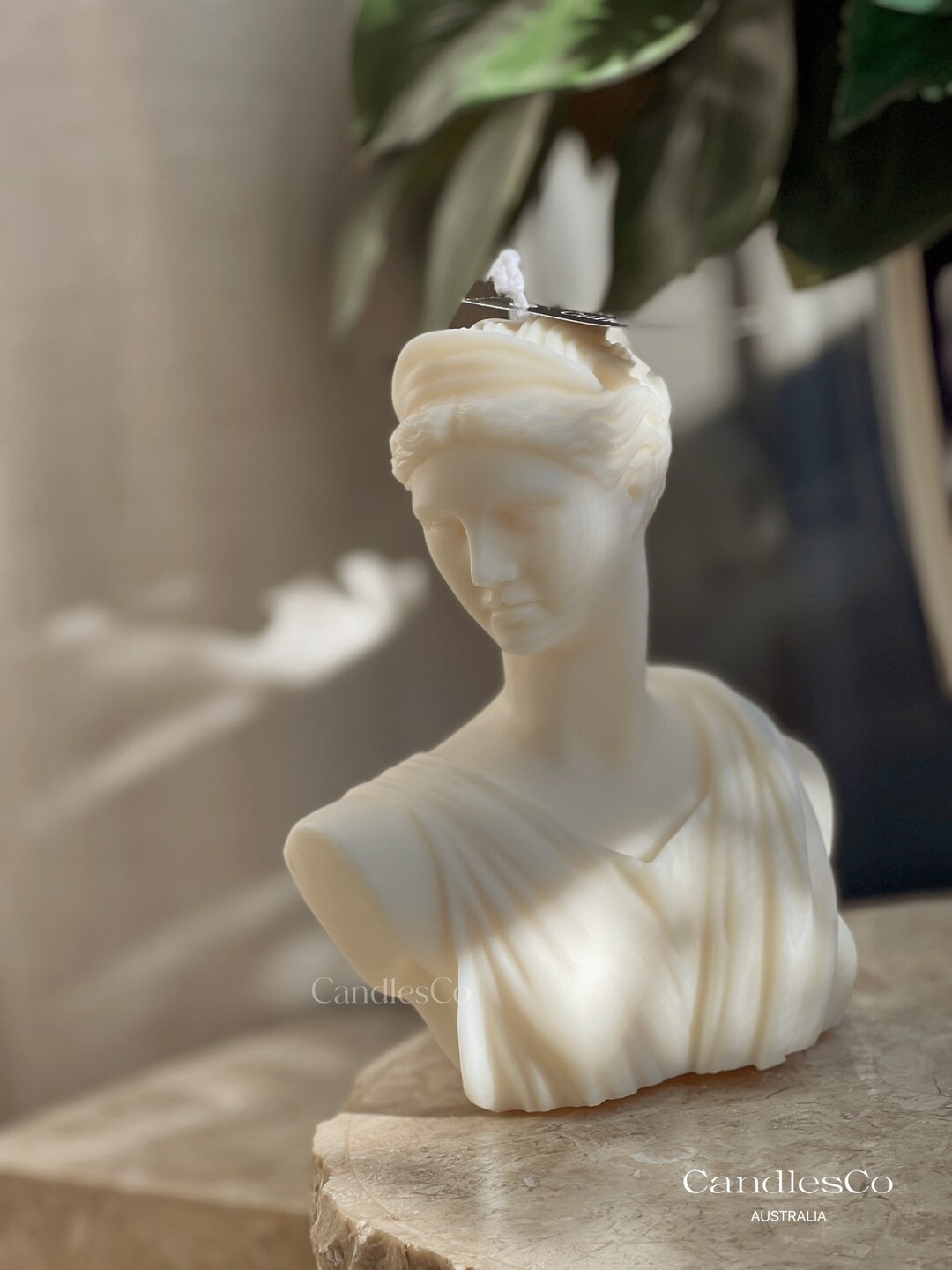 Large Artemis Diana Statue Candle Gift Handmade Wedding Favour Favour