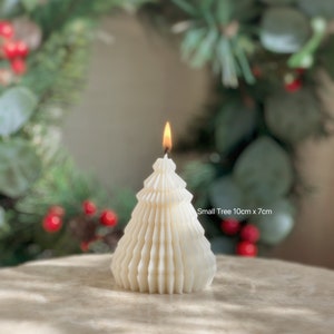 Handmade Christmas Tree Soy Wax Candles: Holiday Decor - Etsy