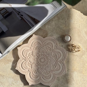 Mandala Trinket Tray | Handmade Gift | Home Decor | Jewellery Tray | Jewellery Dish| Handmade Trinket | Birthday Gifts | CandlesCo Australia