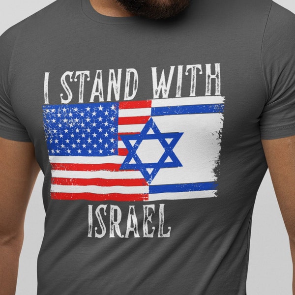 I Stand With Israel Softstyle Tee, Support Israel Shirt