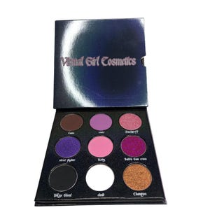 Egirl eyeshadow palette, makeup, Eyeshadow Palette, 12 shades eyeshadow, punk makeup, Y2K, anime makeup