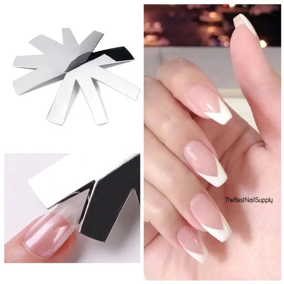 V Shape Acrylic Nail Cutter 9 Sizes French Nails Acrylic Etsy
