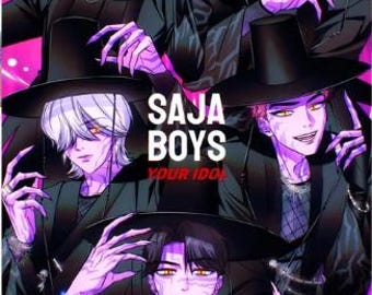Saja Boys KPop Demon Huntersポスター、日本映画ポスターKPop Demon