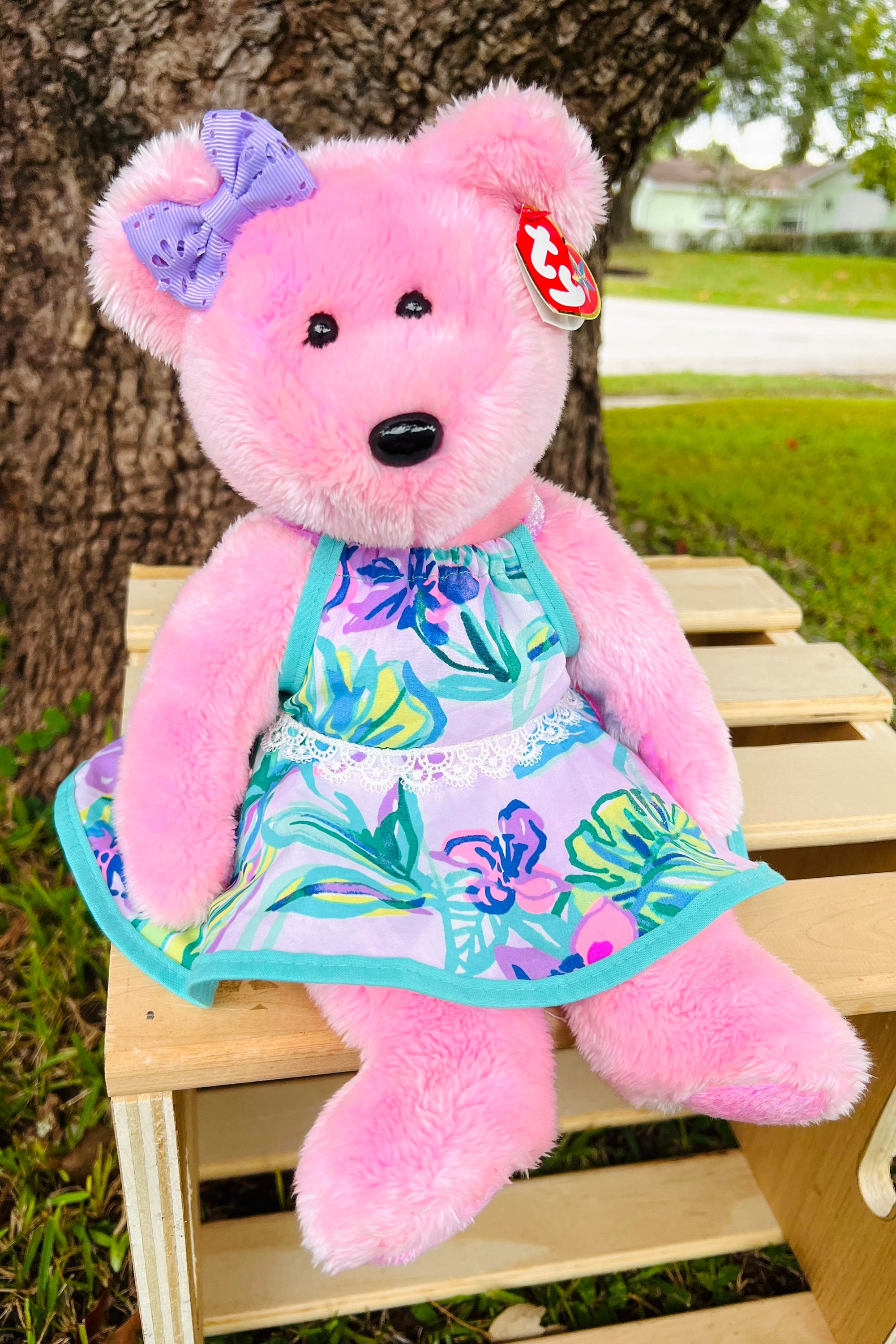 Teddy Bears in a Beautiful Custom Made Dress Sewn in the USA - Etsy
