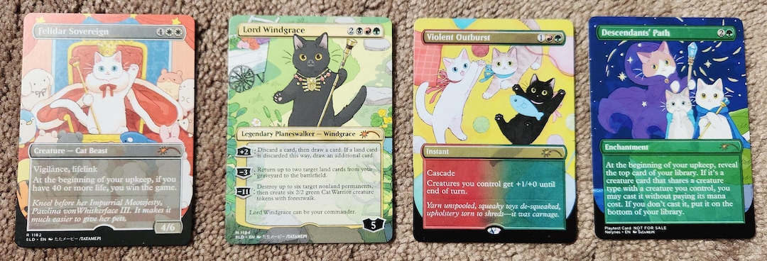 Secret lair LOOK AT THE KITTIES mtg　マジック Magic: The Gathering's Latest Secret Lair Includes Cute Cats