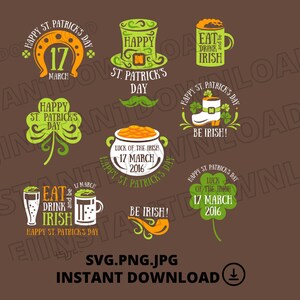 rish celebrations png, St Patrick&#39;s Day Party Clipart, Irish Party SVG, Clover leaf svg, Shamrock svg, Ireland St Patrick Day Party PNG