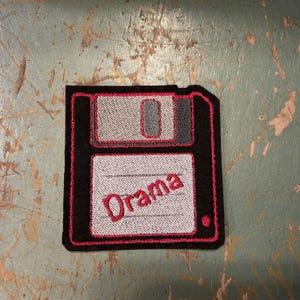 Save Your Drama Patch: Sew-On Embroidered Felt Applique