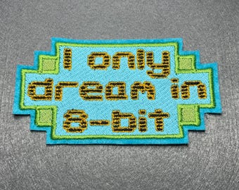 Solo sueño en el parche original de videojuegos de 8 bits - versión caja negra