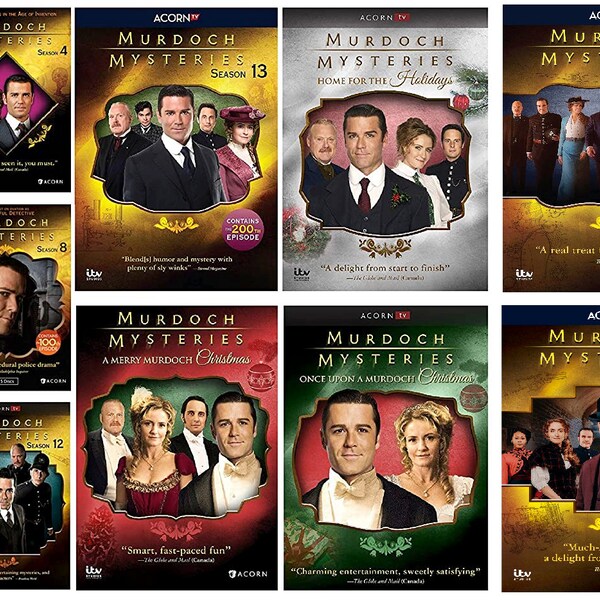 Murdoch Mysteries Komplette Serie DVD Staffel 1-16 + Filme ( DVD )