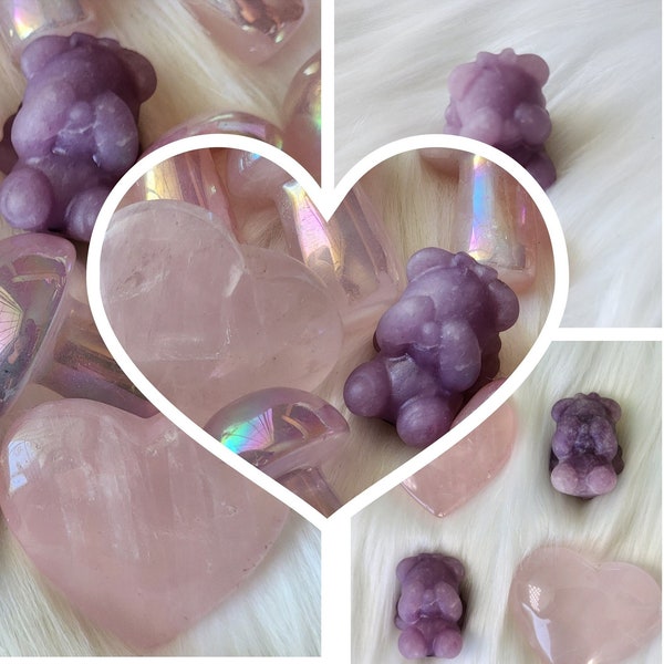 My Valentines Kawaii Crystal Pookie Bear Gift Set