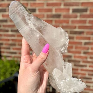 MASSIVE Brazil Lemurian seed quartz / DT / ET formation / Self-Healed / Minas Gerais, Brazil / 1000g / 11” / One-of-a-Kind Statement Crystal