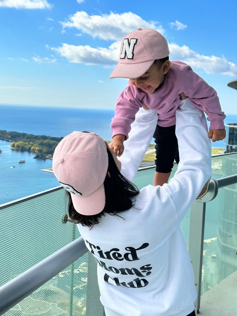 Cotton Candy Custom Infant Toddler Youth Snapback Hat Baby Customizable Accessories / Personalized letter Hat Child / Vegan Leather Patch image 4