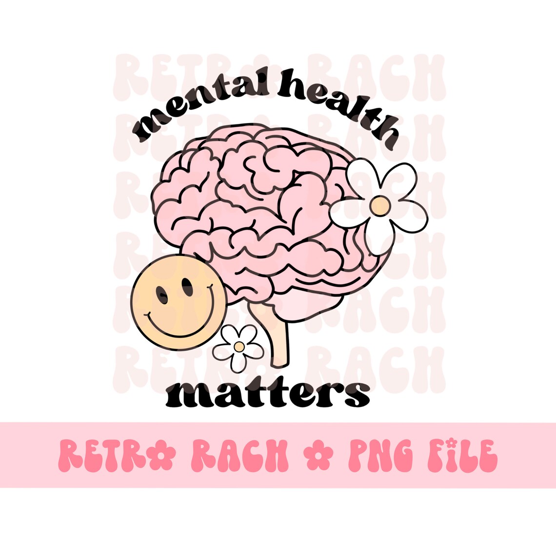 Mental Health Matters PNG - Retro Sublimation Design - Instant Download ...