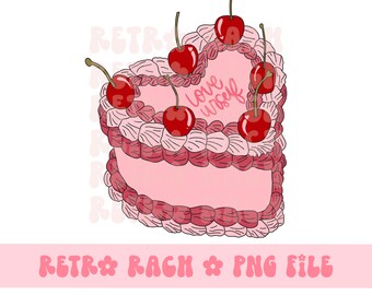 Love urself PNG - retro cake sublimation design