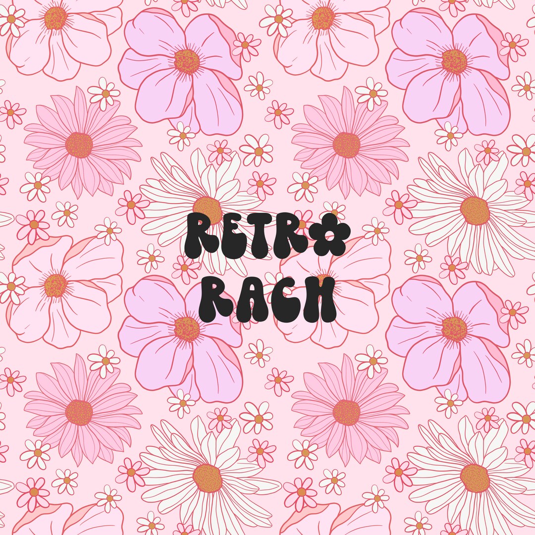 Spring Floral Seamless Repeating Pattern - Retro Fabric Design for ...