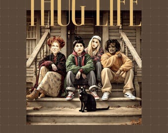 Squad Ladies Thug Life Png, Thug Life Movie Png, Cool Mom Empower Womens Png, Mother’s Day Gift Shirt Png, Cool Nana Png