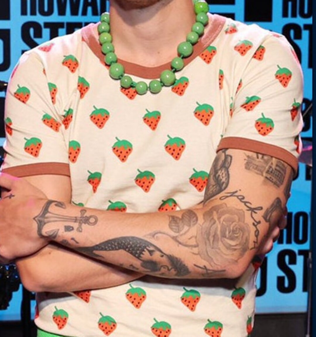 Harry's Strawberry Cotton Ringertee Etsy